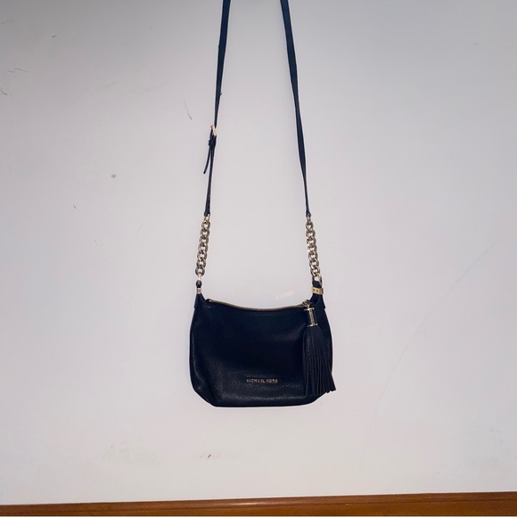 Michael Kors Black Crossbody Bag with Gold Accents - Picture 8 of 8
